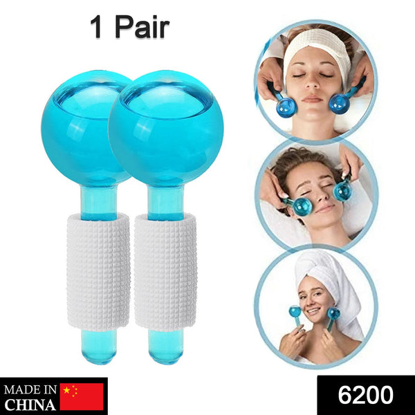 Ice roller for facial massage and skin cooling