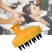 Scalp brush for shampooing