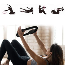 Pilates fitness ring for yoga and thigh workouts, home equipment.