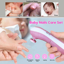 Electric nail trimmer for babies with grinding tips